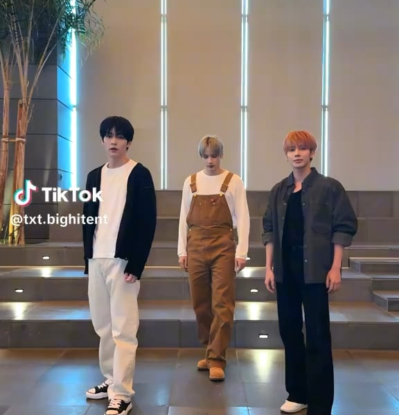 260324 TXT Soobin, Hueningkai & Taehyun on TikTok: ‘SWIM’ Dance Challenge