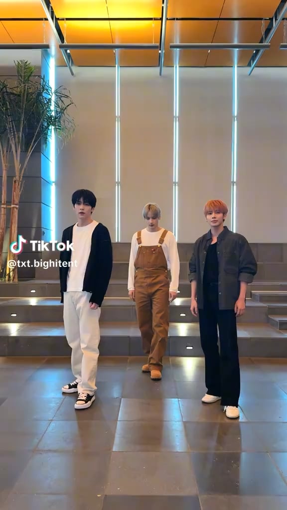 260324 TXT Soobin, Hueningkai & Taehyun on TikTok: ‘SWIM’ Dance Challenge