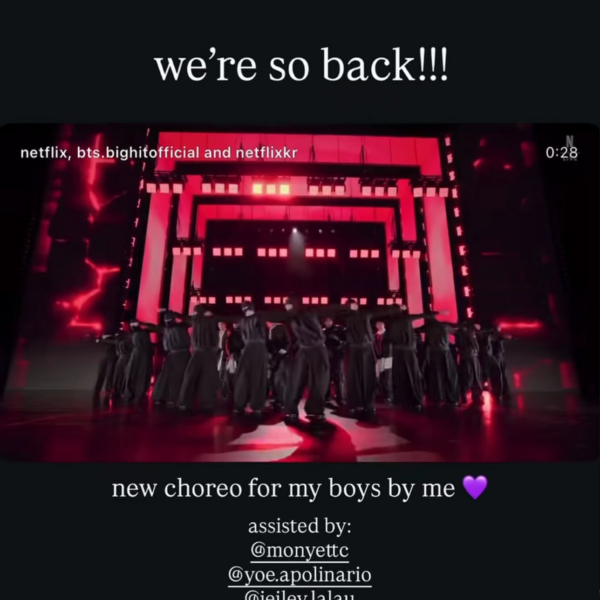 Sienna Lalau IG Story ft. BTS - 220326