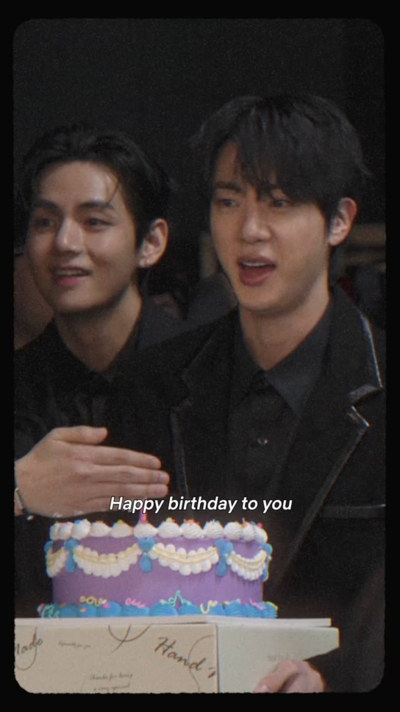 260315 Netflix on Instagram: When you film with BTS on j-hope's birthday, you have to bring him a cake 🎂