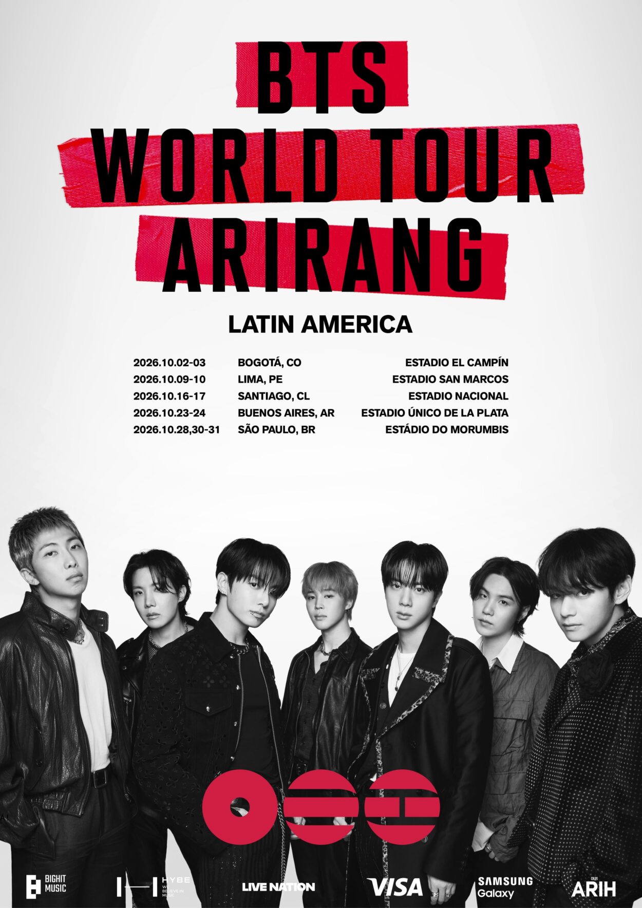 260327 [NOTICE] BTS WORLD TOUR ‘ARIRANG’ IN LATIN AMERICA Ticket Information