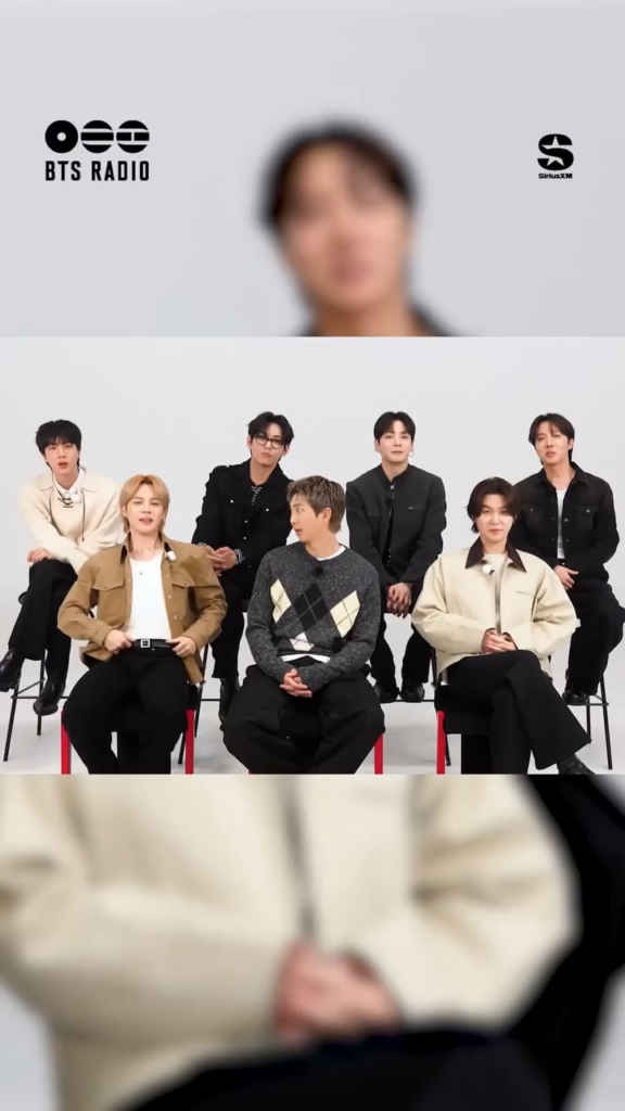 SiriusXM IG Post ft. BTS - 260326