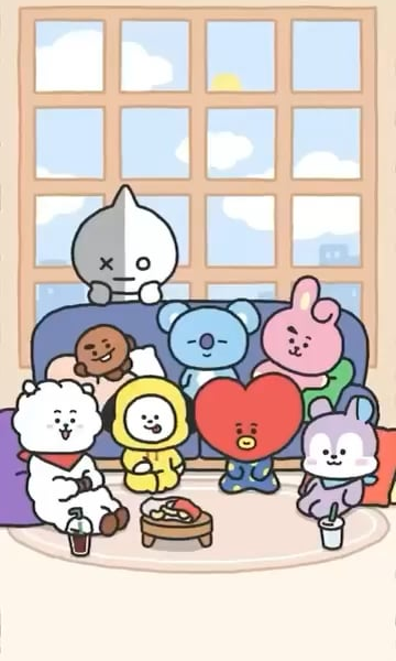260305 BT21 on Instagram: TATA is already off to dreamland... 💤💭