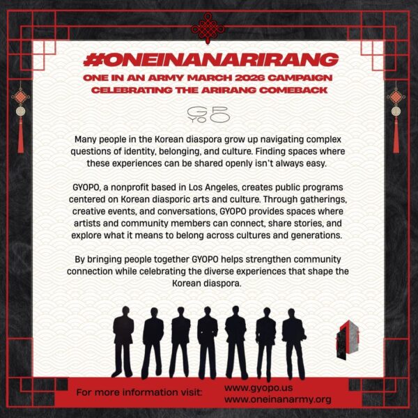 OneInAnARIRANG BTS Comeback Campaign