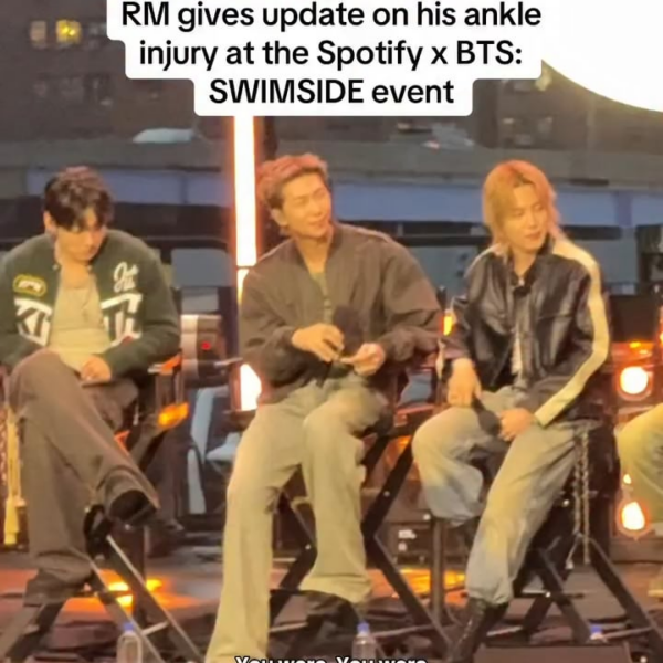 [USA Today Life IG Post] Namjoon gives update on his ankle injury - 240326