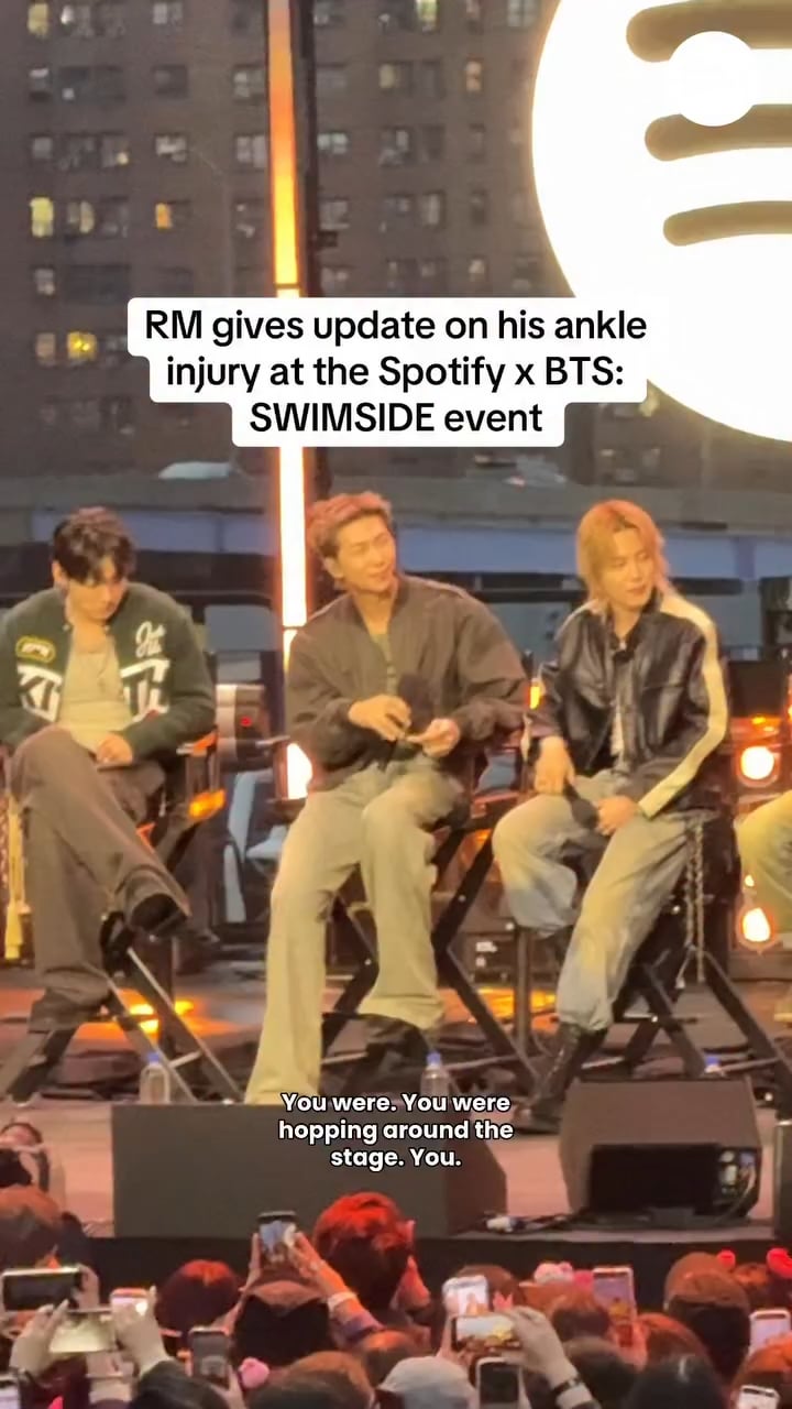 [USA Today Life IG Post] Namjoon gives update on his ankle injury - 240326