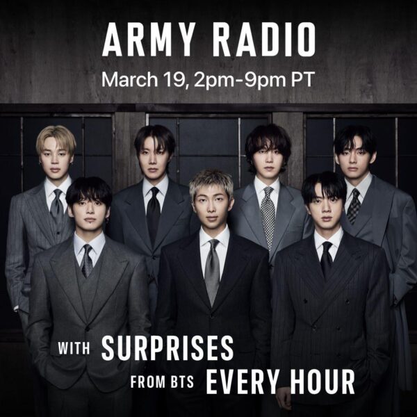 Apple Music Twitter post ft. BTS - 200326