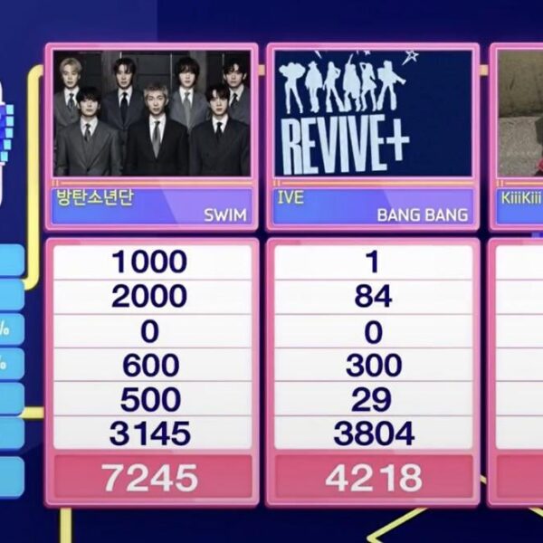 BTS wins first place on today’s Inkigayo, earning their 4th win for “SWIM”! - 290326