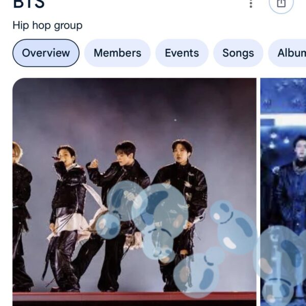 Google Search now classifies BTS as a ‘Hip Hop Group’ through aggregated data (previously classified as a Boy Group)