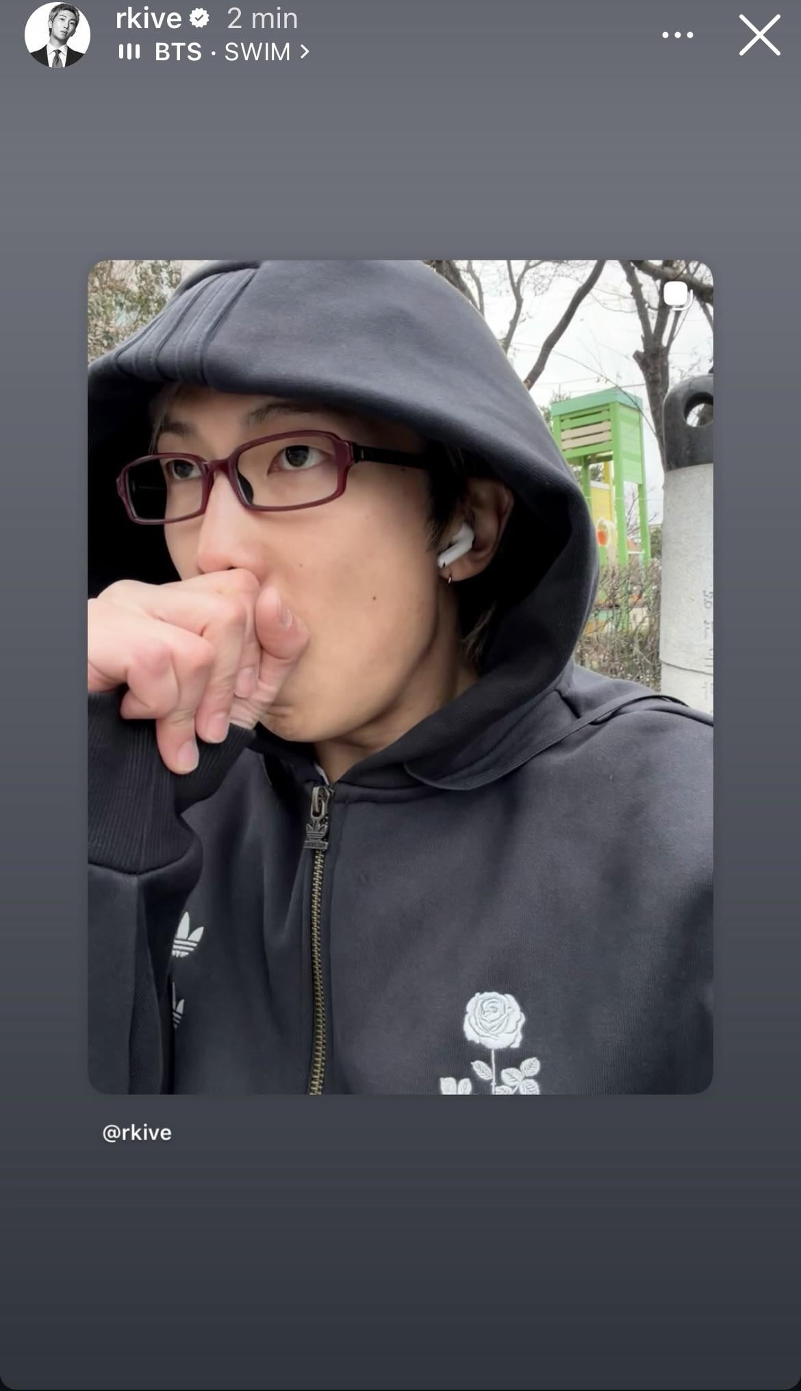 Namjoon IG Story (2) 250326