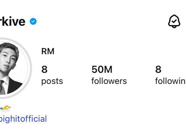 Namjoon updated his IG bio - 260326