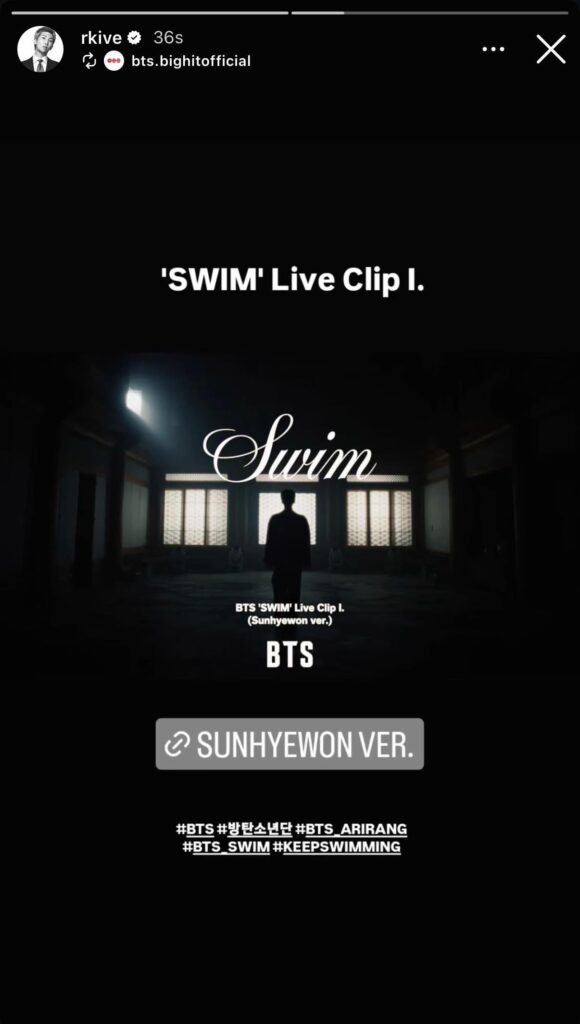 Namjoon IG Story 290326