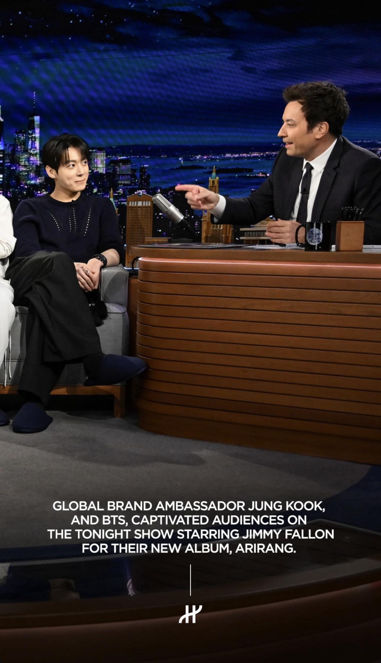 Hublot IG Story ft. Jungkook- 270326