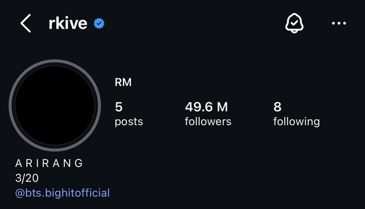 Namjoon has updated his IG bio - 040326