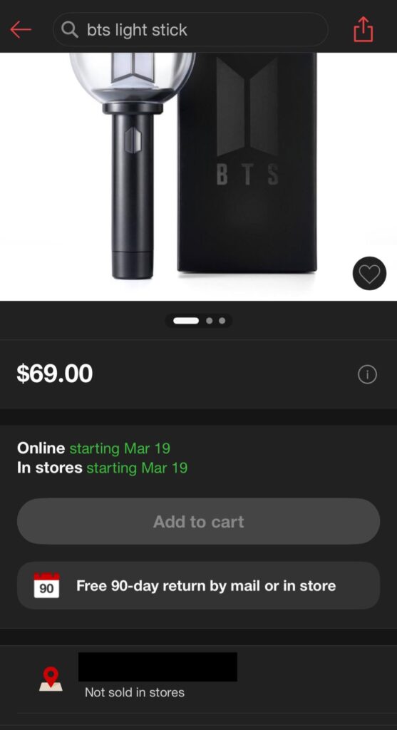 BTS Light Stick Ver. 4 [Target Release] Info