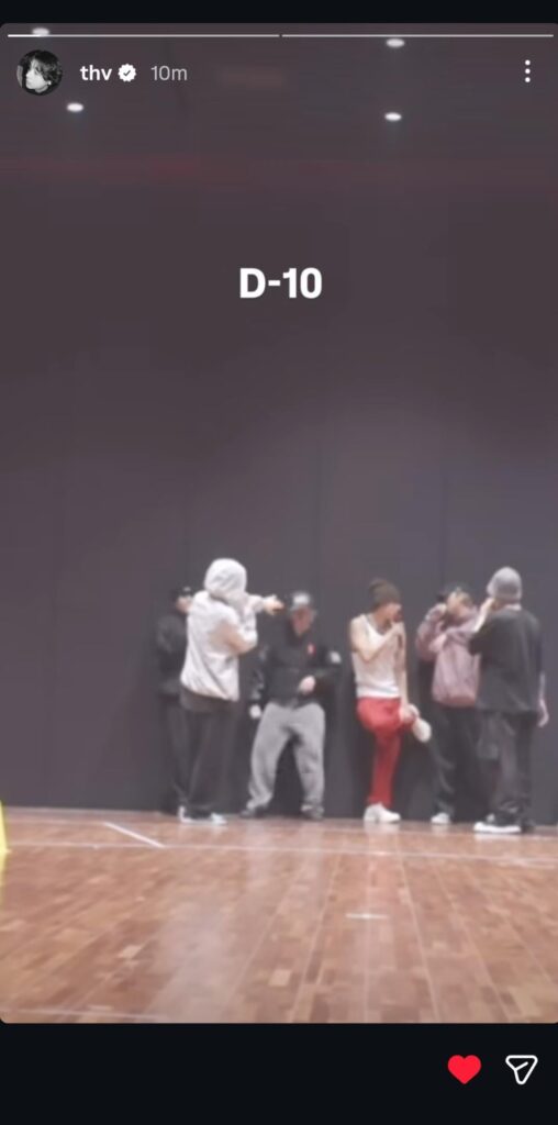 BTS is practicing!!! Omgggg !!v posted IF