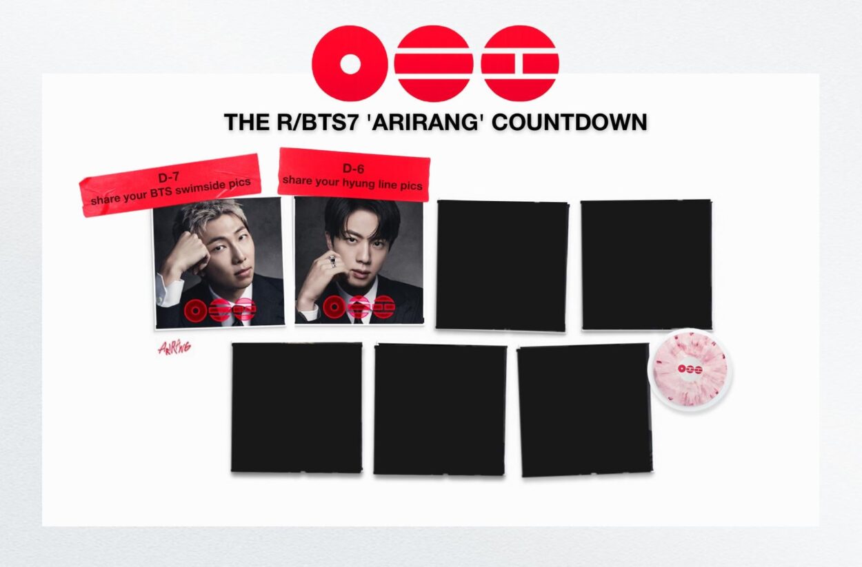 The r/bts7 'Arirang' Countdown: D-6 Drop your favourite hyung line photos!