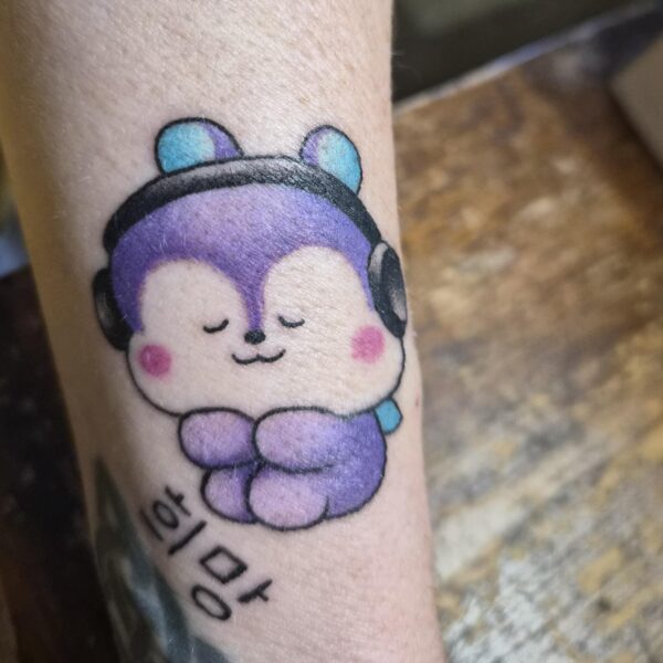 Show me your bts themed tattoos! I got this little Mang yesterday to celebrate the comeback!