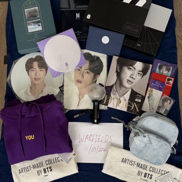 [WTS] [Worldwide] Artist-made Collection: j-hope Bag and Jimin Hoody, Summer and Winter Packages, Photobooks, Tour Merch