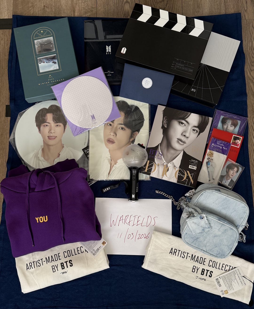 [WTS] [Worldwide] Artist-made Collection: j-hope Bag and Jimin Hoody, Summer and Winter Packages, Photobooks, Tour Merch