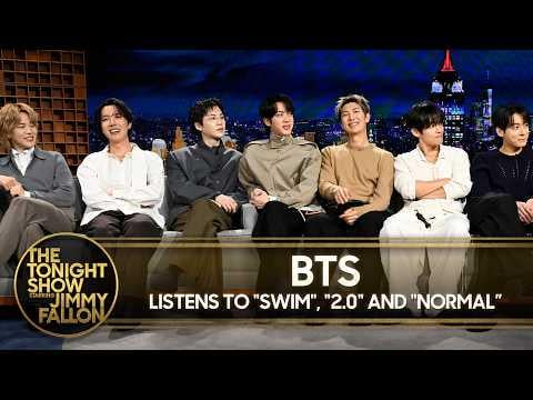 [The Tonight Show with Jimmy Fallon] BTS Listens to "SWIM," "2.0" and "NORMAL" and Reveals the Meaning Behind Each Song | Tonight Show - 260326