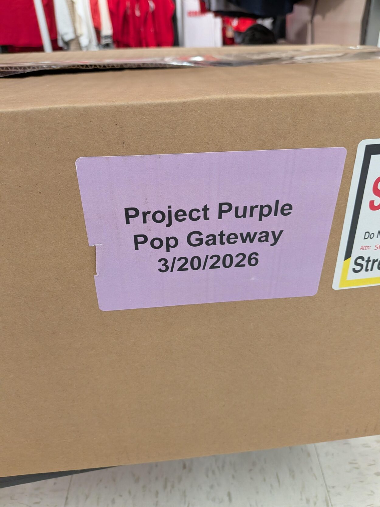 Targets internal term for their BTS set is called "Project Purple."