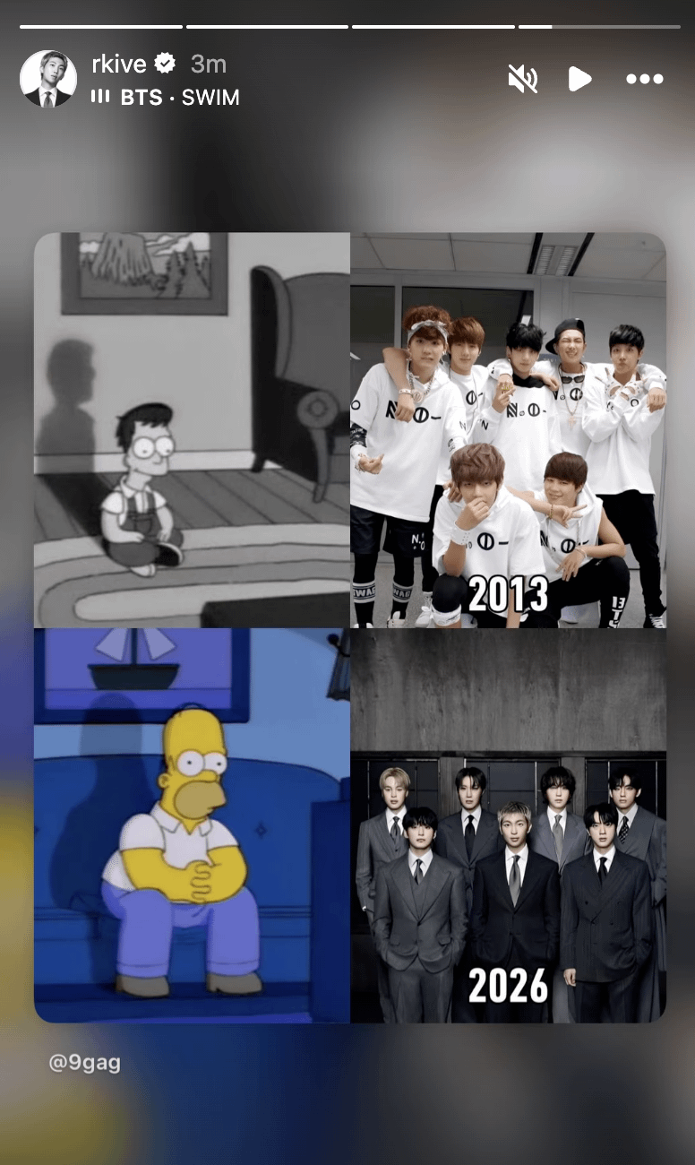 260325 RM on Instagram