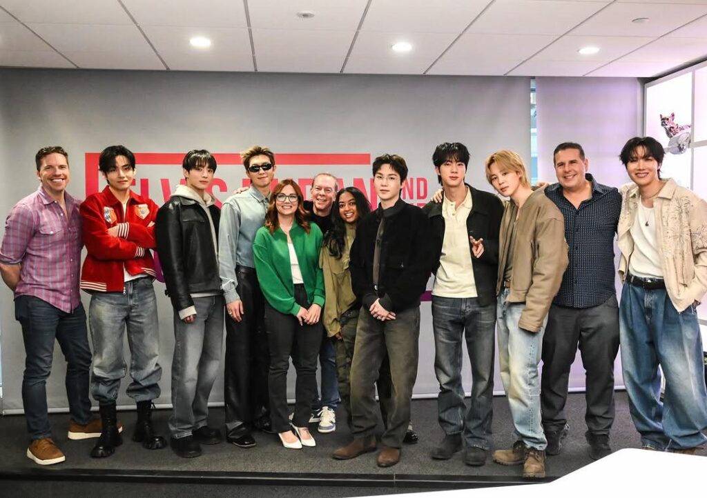 260328 Skeery Jones (Elvis Duran and the Morning Show) on Instagram ft. BTS