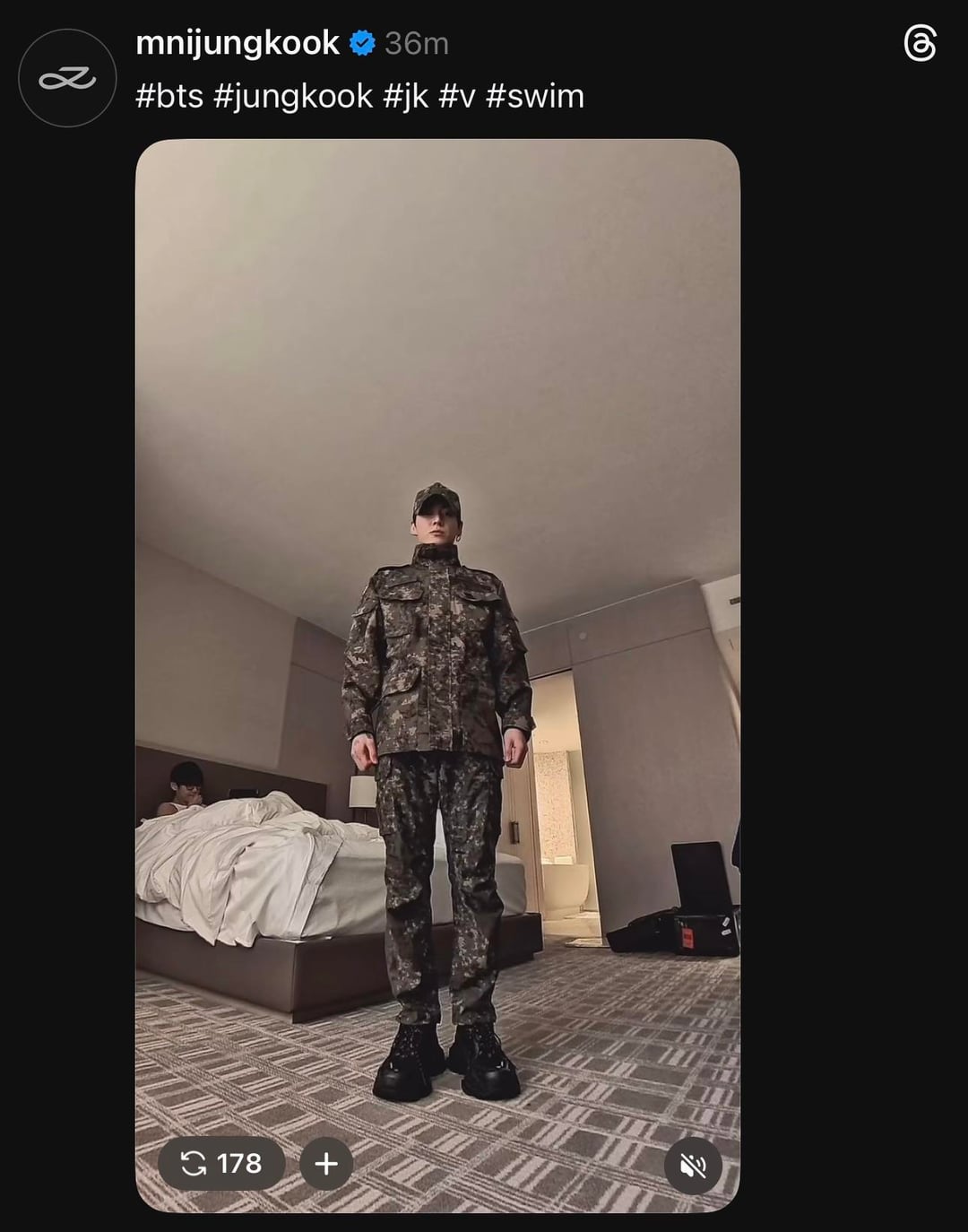 Jungkook on IG Threads - 270326