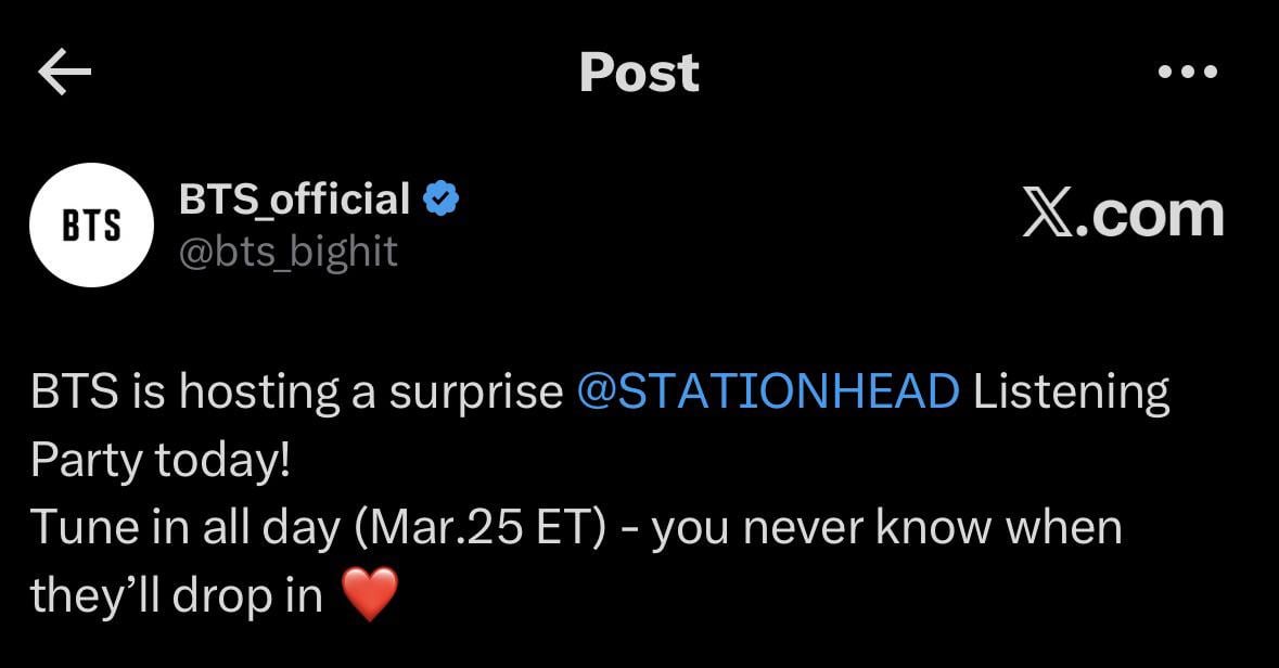 BTS Official Twitter 250326