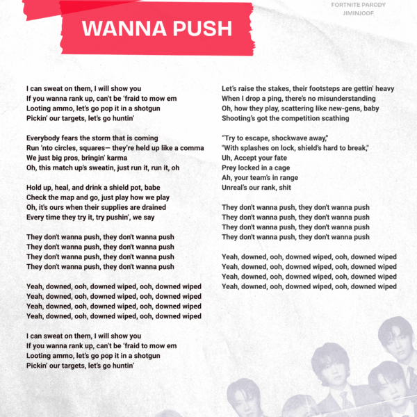 Day Two of my ARIRANG addiction... where's the BTS Fortnite collab?