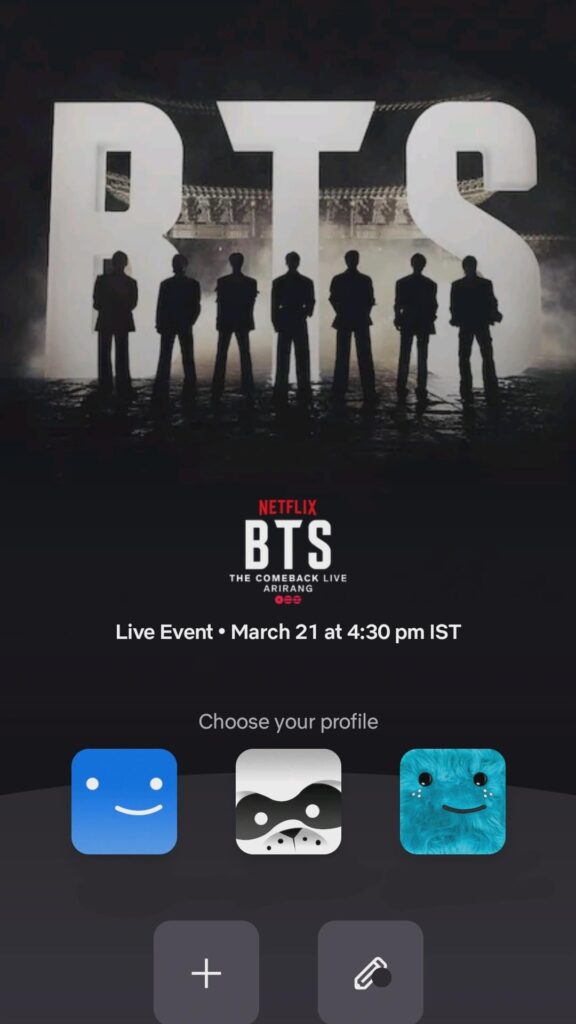 Netflix background homescreen!!