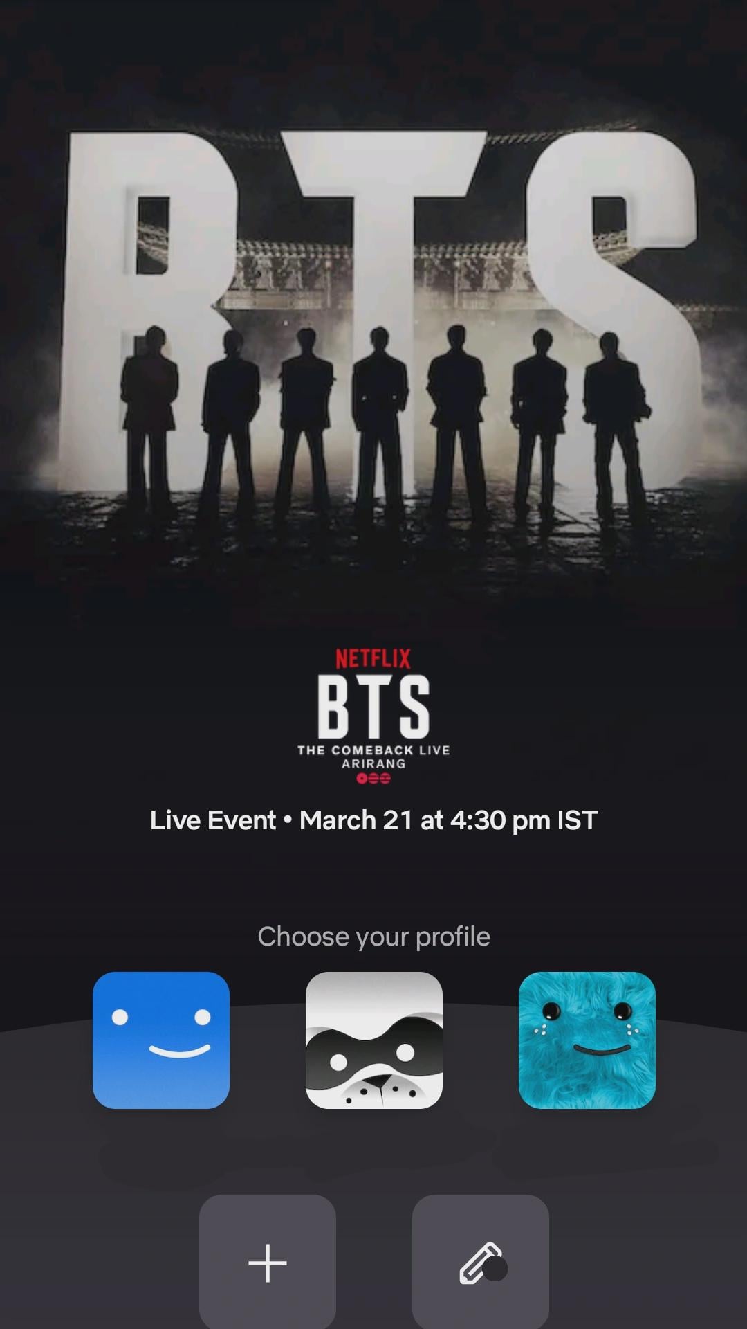 Netflix background homescreen!!