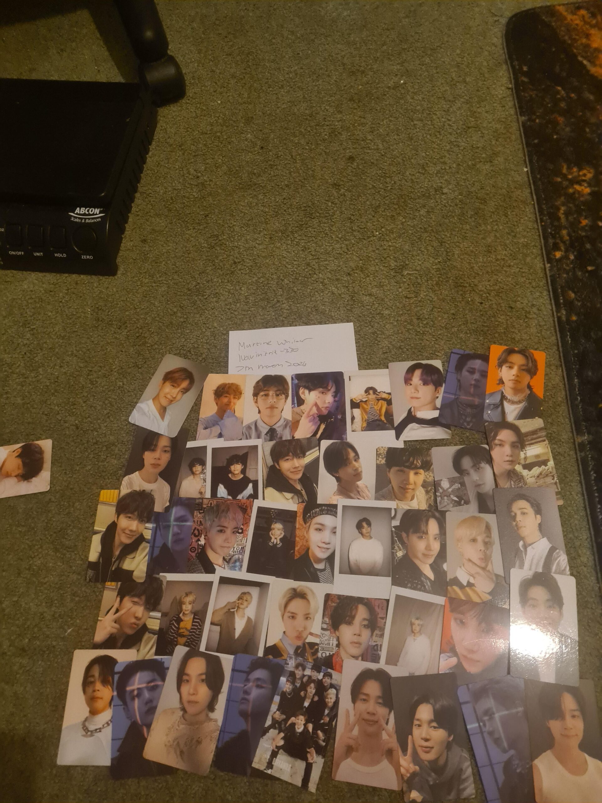 Bts photocard drop (uk/ww)