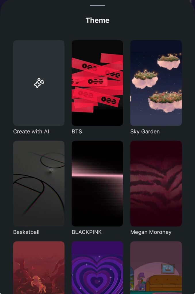 260320 ‘ARIRANG’ is now available as a theme on Instagram DMs