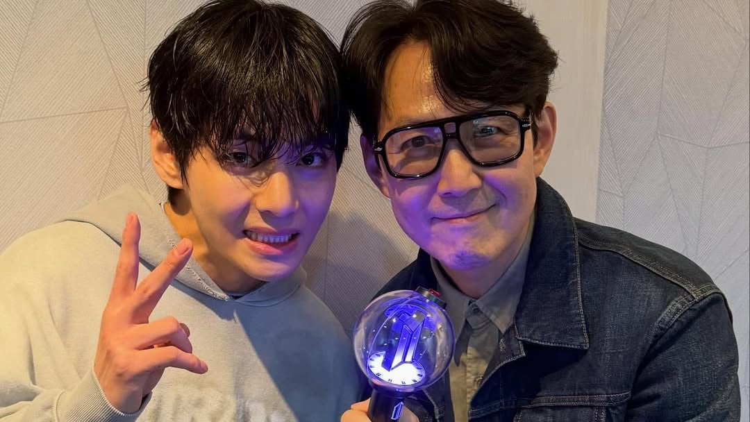 260413 Actor Lee Jung Jae on Instagram with V, j-hope, Jungkook & RM