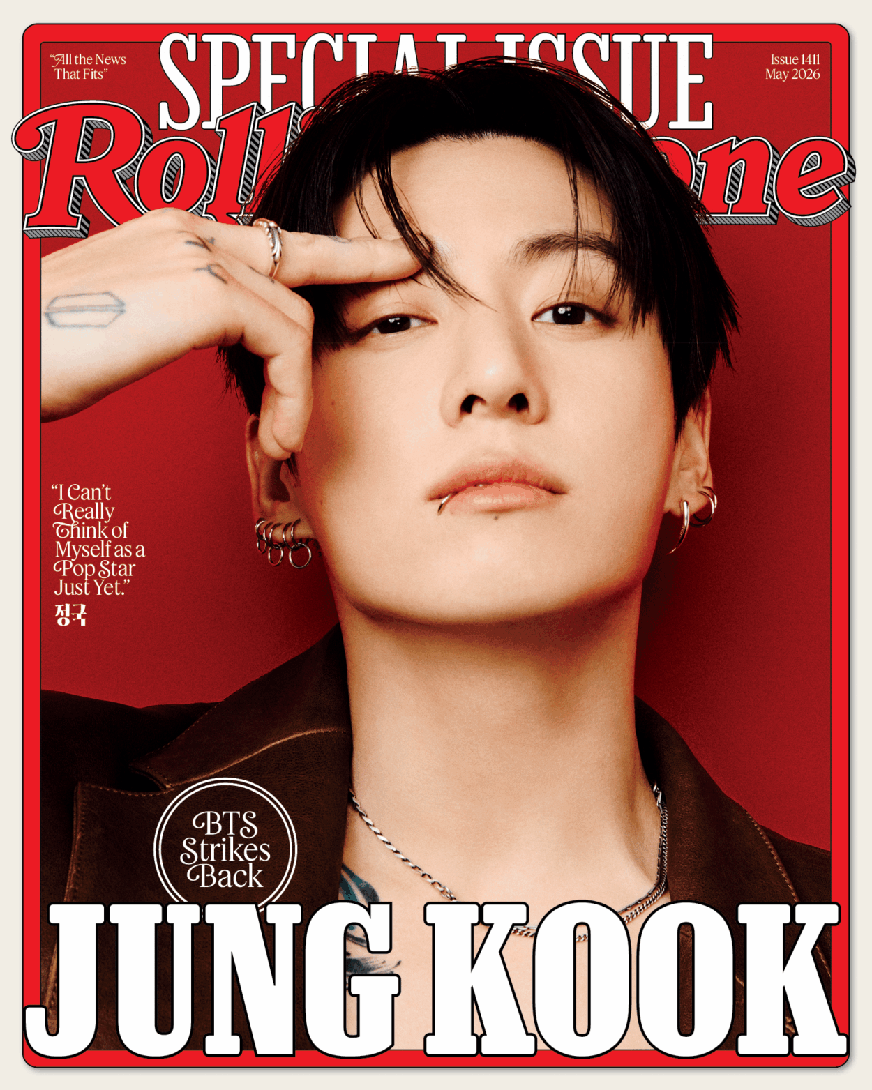 [Rolling Stone] Jungkook for May 2026 issue - individual cover - 200426