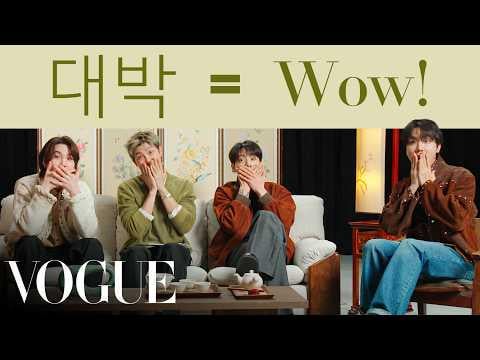 BTS (방탄소년단) Teaches You Korean | Vogue - 040426