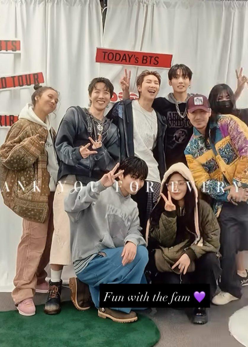 Rapper Yoonmirae on Instagram ft Hobi, RM, JK and Taehyung - 130426