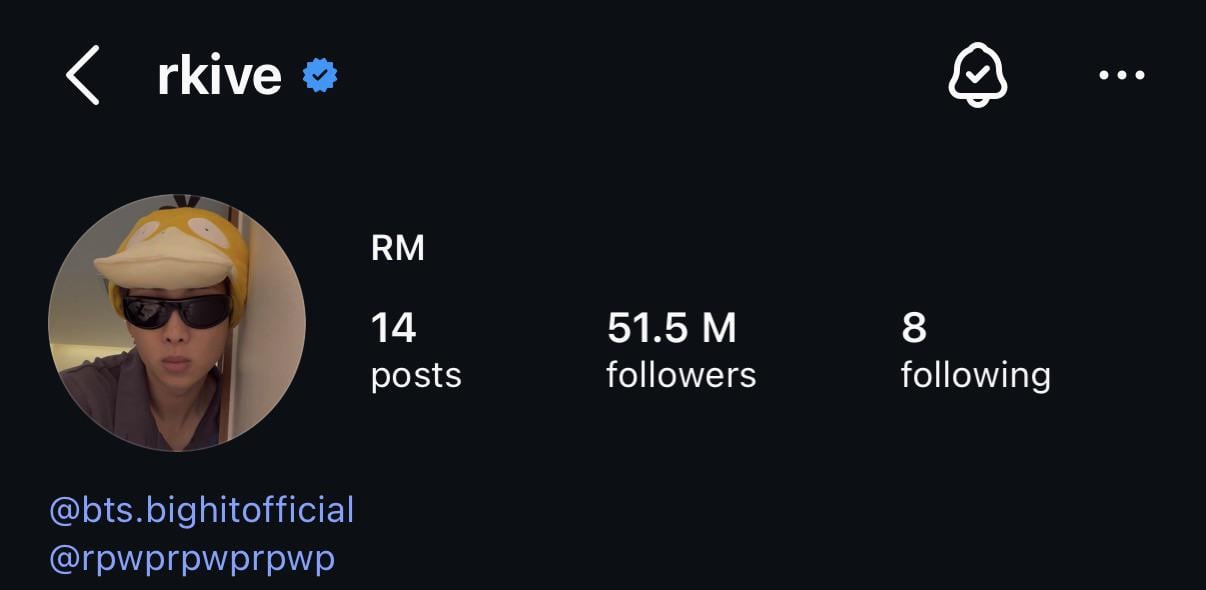 Namjoon updated his Instagram profile pic - 270426