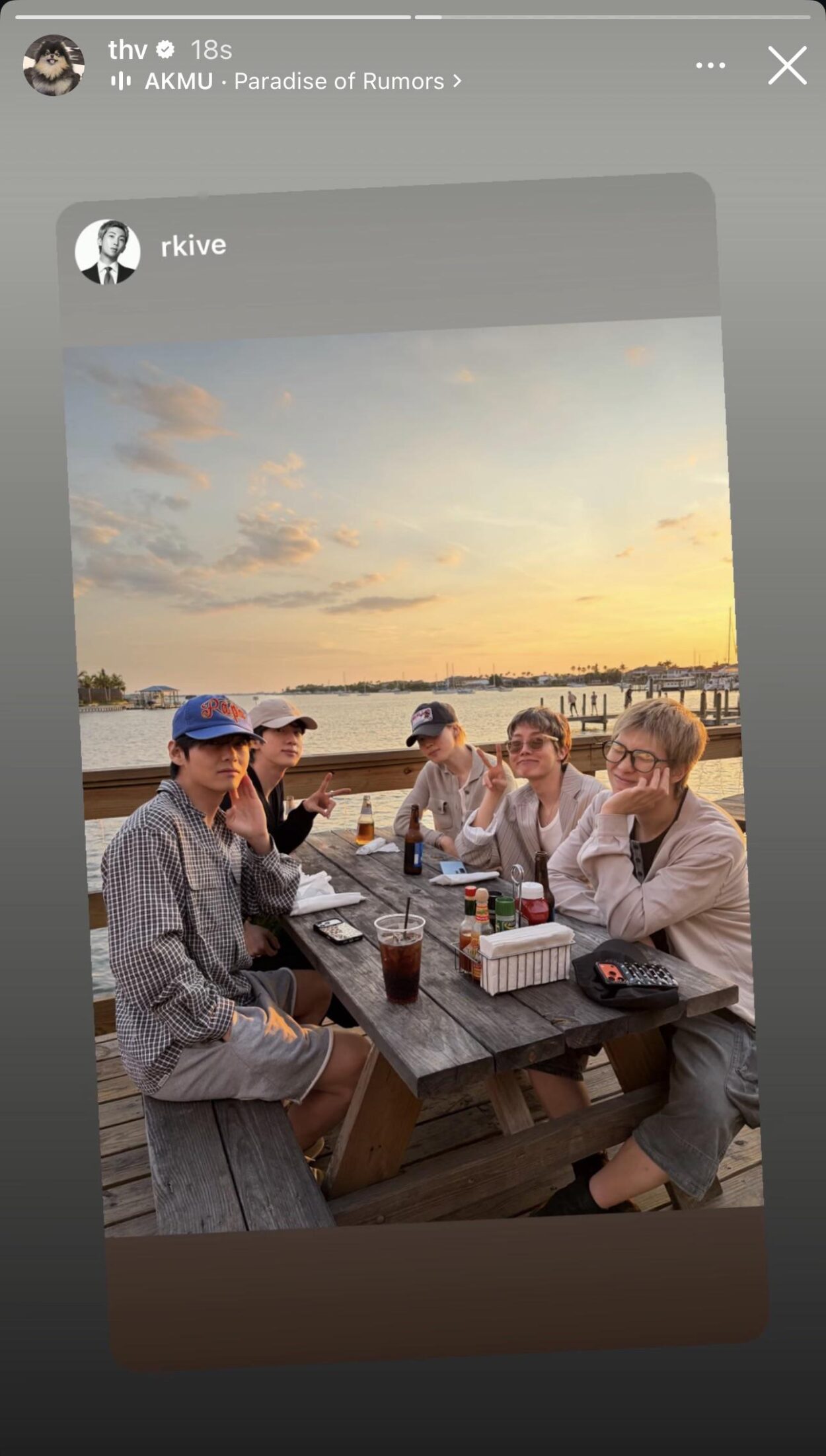 260425 V on Instagram