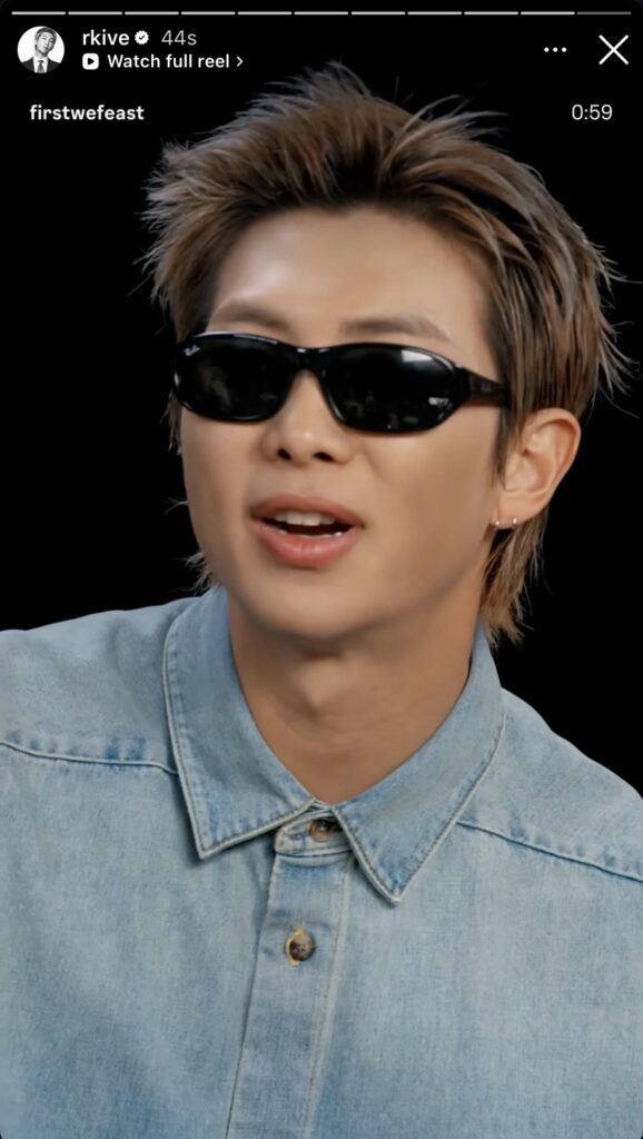260410 RM on Instagram