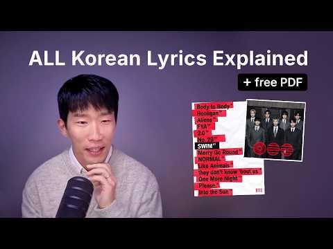 260418 Talk to Me in Korean: BTS 'ARIRANG' Full Korean Lyrics Explained