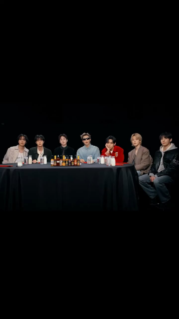 First We Feast Twitter Post ft. BTS - 080426