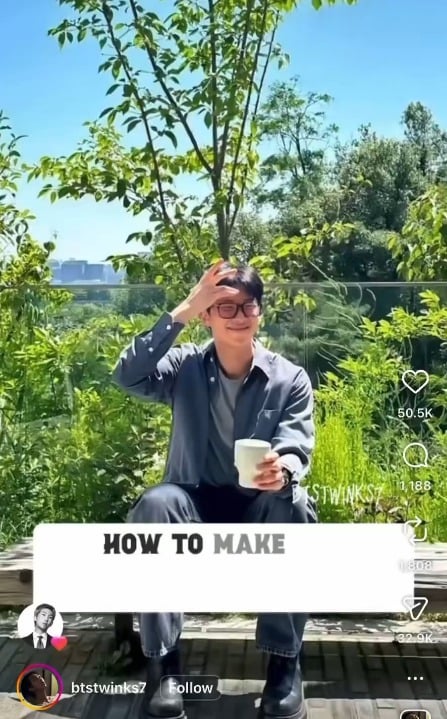 Namjoon likes an interesting IG reel - 150426