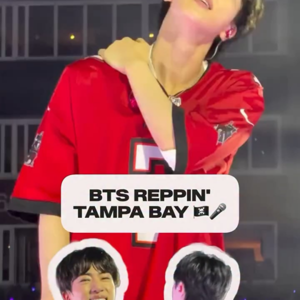 260428 Tampa Bay Buccaneers on Instagram (featuring Jin): Jin is our bias 🤝