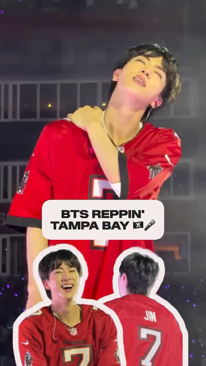 260428 Tampa Bay Buccaneers on Instagram (featuring Jin): Jin is our bias 🤝