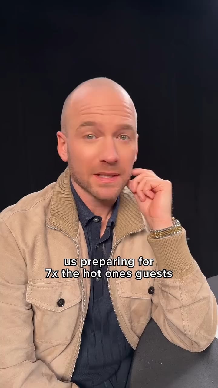 [Hot Ones IG Post] the most number of guests at one hot ones table in history - 080426