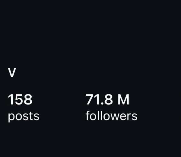 Taehyung updated his Instagram Profile Picture - 100426