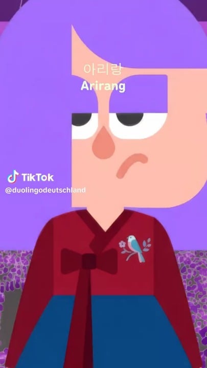 Duolingo immortalizing Joonie's injury ... Captioning the vid with "Does No 29 also make you question your life choices?"